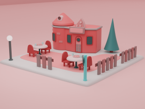 toy store fantasy building collection cartoon city 3D मॉडल