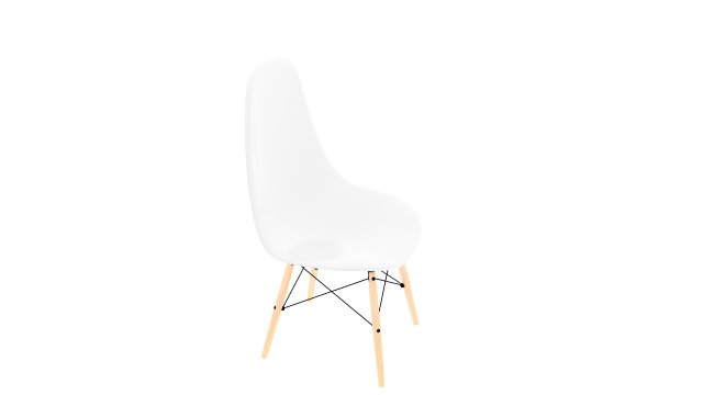 chair eames Model 3D .c4d .max .obj .3ds .fbx .stl .blend