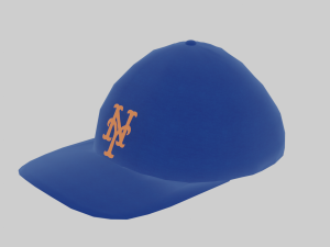 new york mets baseball hat 3D Model