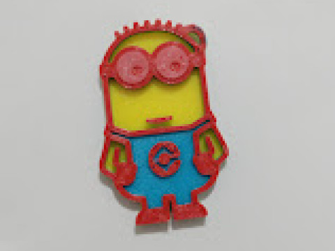 Cute and Colorful Minion Keychains 3D प्रिंट मॉडल