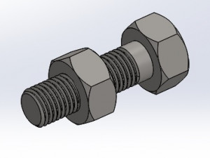 nut bolt 3D Baskı Modeli