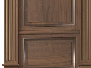wall wood boiserie paneling 3D 模型
