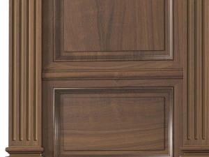 wall wood boiserie paneling 3D Model