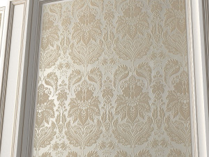 wall paneling classic wallpaper 3D-Modell