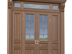 entrance classic door 3D Model