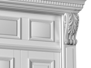 entrance classic door 3D Model