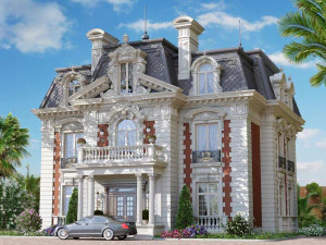 entrance classic door 3D Model