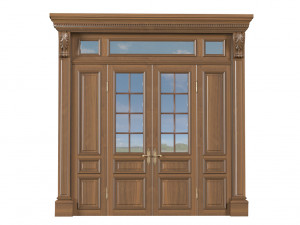entrance classic door 3D Model
