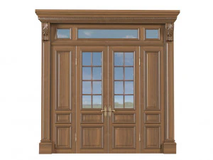 porta clássica de entrada Modelo 3D