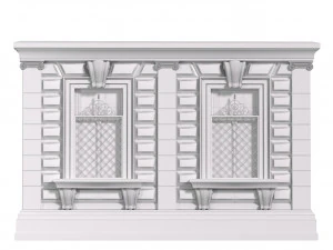 classic rusticated facade 3D Model