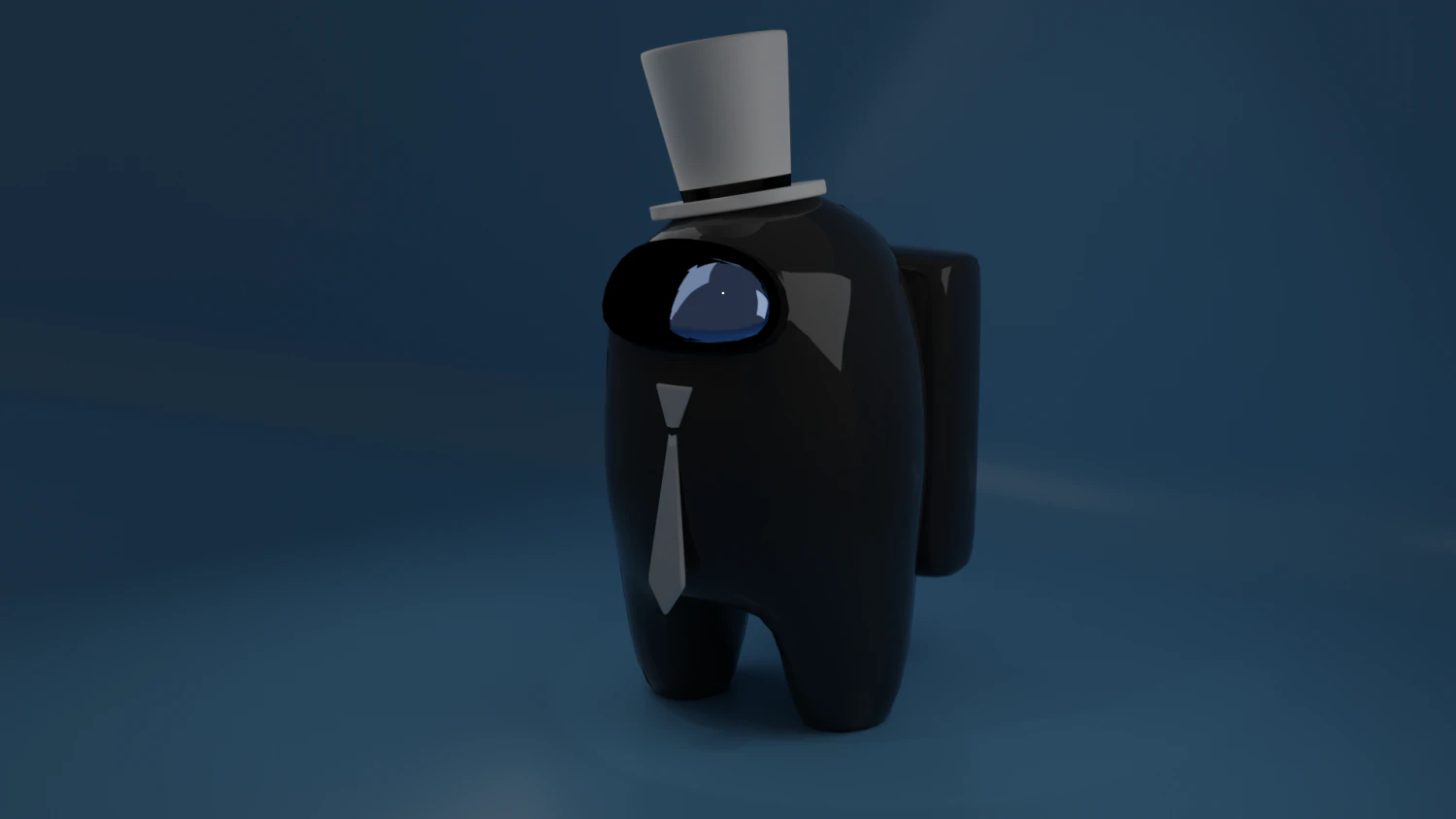 among us gentleman 3D Model .c4d .max .obj .3ds .fbx .stl .blend 