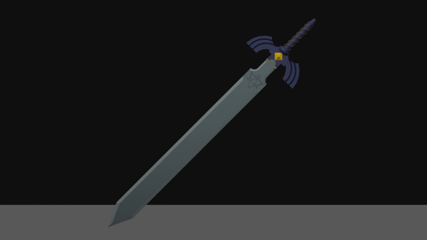 master sword 3D Model .c4d .max .obj .3ds .fbx .stl .blend 