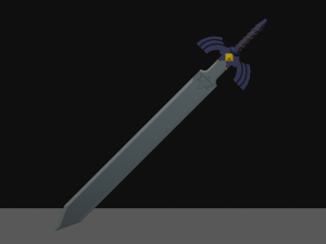 master sword 3D मॉडल