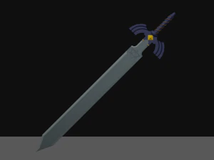 espada mestre Modelo 3D
