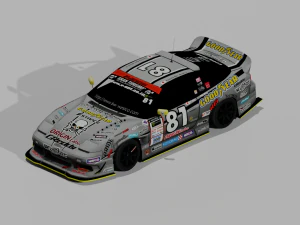 Nissan 180sx s13 3D Model