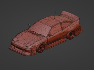 Nissan 180sx s13 Modelo 3D