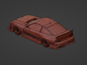 Nissan 180sx s13 Modelo 3D