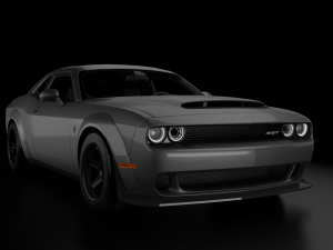 dodge challenger srt demon 2018 3D Model