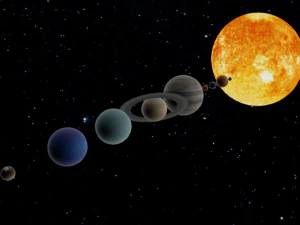 solar system 8k 3D Model