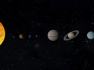 solar system 8k 3D Model