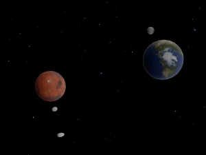 solar system 8k 3D Model