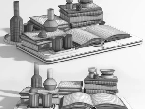Decorative set 1 3D Model