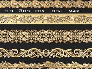 Kroonlijst001 3D printmodel
