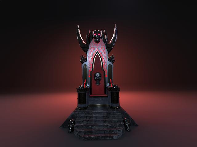 blood throne Modèle 3D .c4d .max .obj .3ds .fbx .stl .blend 