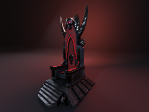 blood throne Modèle 3D