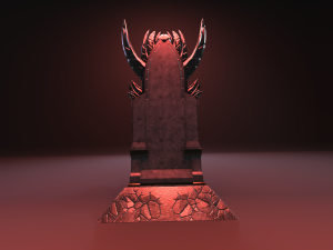 blood throne Modèle 3D