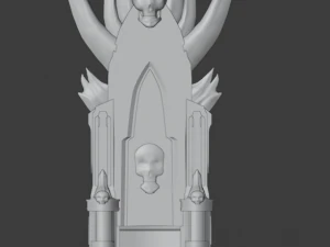 кривавий трон 3D Модель