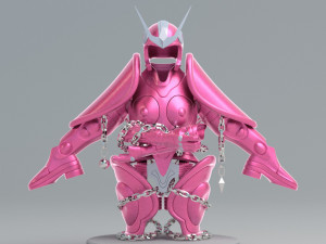 shun andromeda cloth - saint seiya - Model 3D