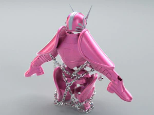 evite o pano de Andr&ocirc;meda - Saint Seiya - Modelo 3D