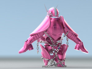 shun andromeda cloth - saint seiya - Model 3D