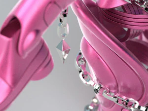 evite o pano de Andr&ocirc;meda - Saint Seiya - Modelo 3D