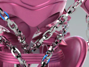 evite o pano de Andr&ocirc;meda - Saint Seiya - Modelo 3D