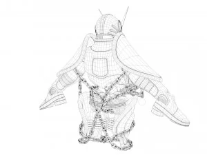 evite o pano de Andr&ocirc;meda - Saint Seiya - Modelo 3D