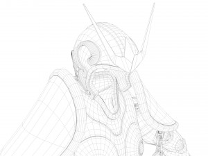 shun andromeda cloth - saint seiya - Model 3D