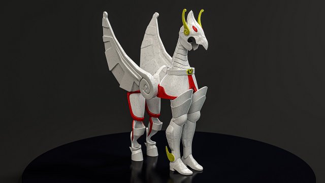seiya pegasus cloth - saint seiya - 3D Model .c4d .max .obj .3ds .fbx .stl .blend 