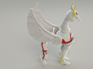 seiya pegasus cloth - saint seiya - 3D Model
