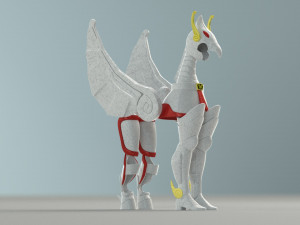 seiya pegasus cloth - saint seiya - 3D Model