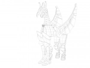 seiya pegasus cloth - saint seiya - 3D Model