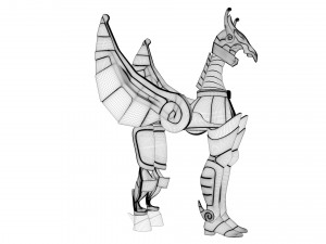 seiya pegasus cloth - saint seiya - 3D Model