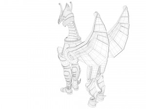 seiya pegasus cloth - saint seiya - 3D Model