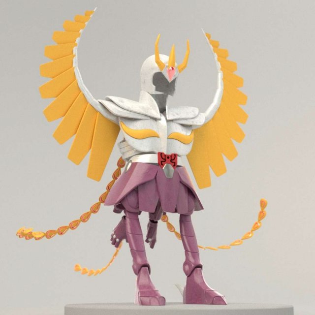 ikki phoenix cloth - saint seiya - 3D मॉडल .c4d .max .obj .3ds .fbx .stl .blend 