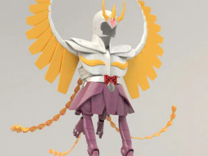ikki phoenix doek - saint seiya - 3D Model