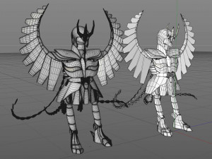 ikki phoenix cloth - saint seiya - 3D मॉडल
