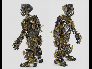 mechanical monkey 3Dモデル