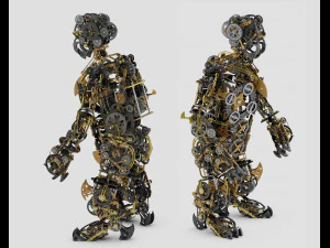 mechanical monkey 3D Model