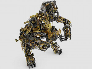 mechanical monkey 3Dモデル